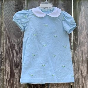 NWOT Funtasia Too sz 2T blue girls dress tulip